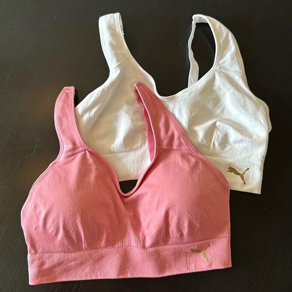 2-pack Puma sports bra Size M, low impact